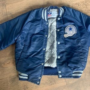 Vintage 1978 Kids Cowboys Bomber Jacket